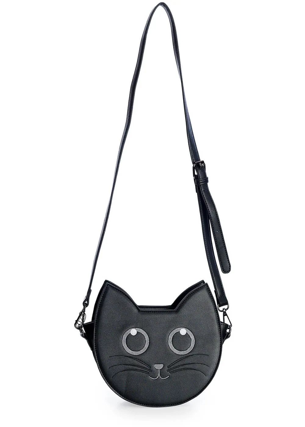 Banned Wendigo Bat Cat Shoulderbag Black