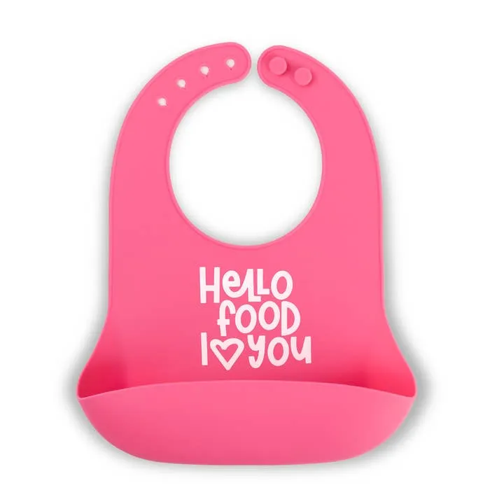 Bella Tunno Hello Food I Love You Wonder Bib