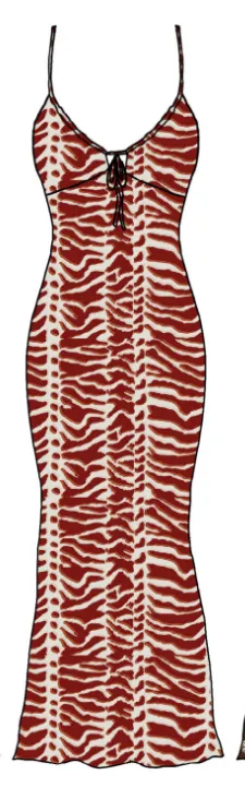 BENOA25 LEILANI MAXI DRESS - MITER