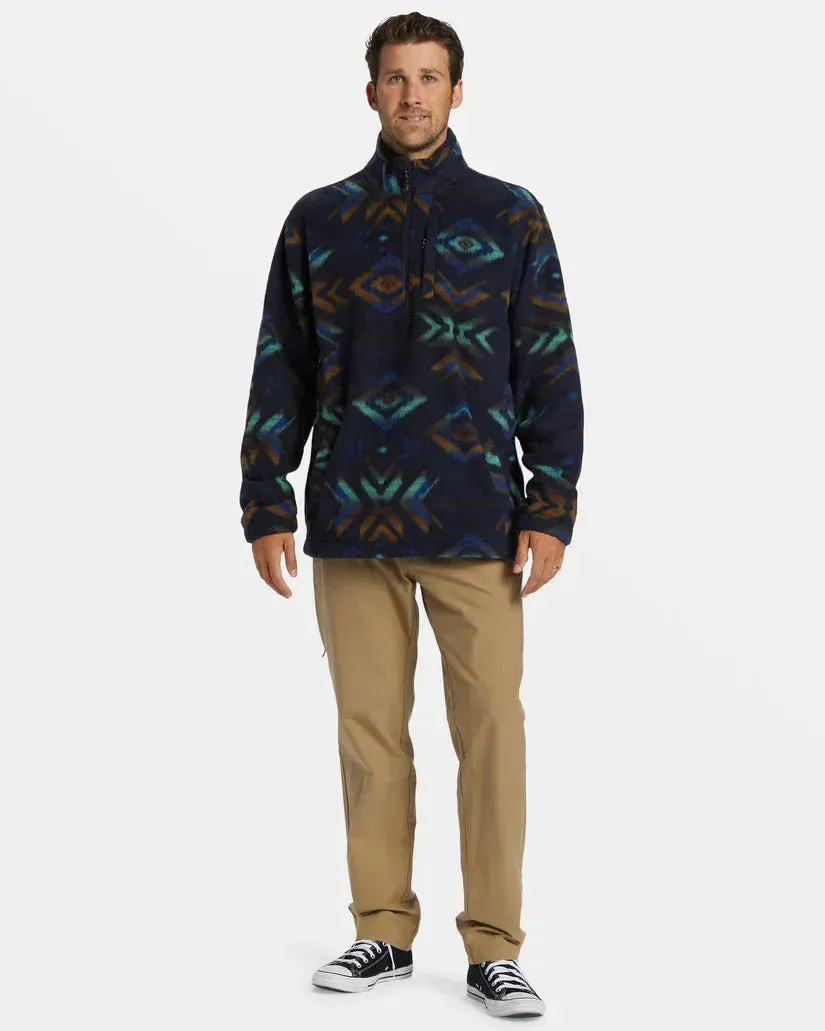 Billabong men's A/Div Boundary Mock Neck Fleece