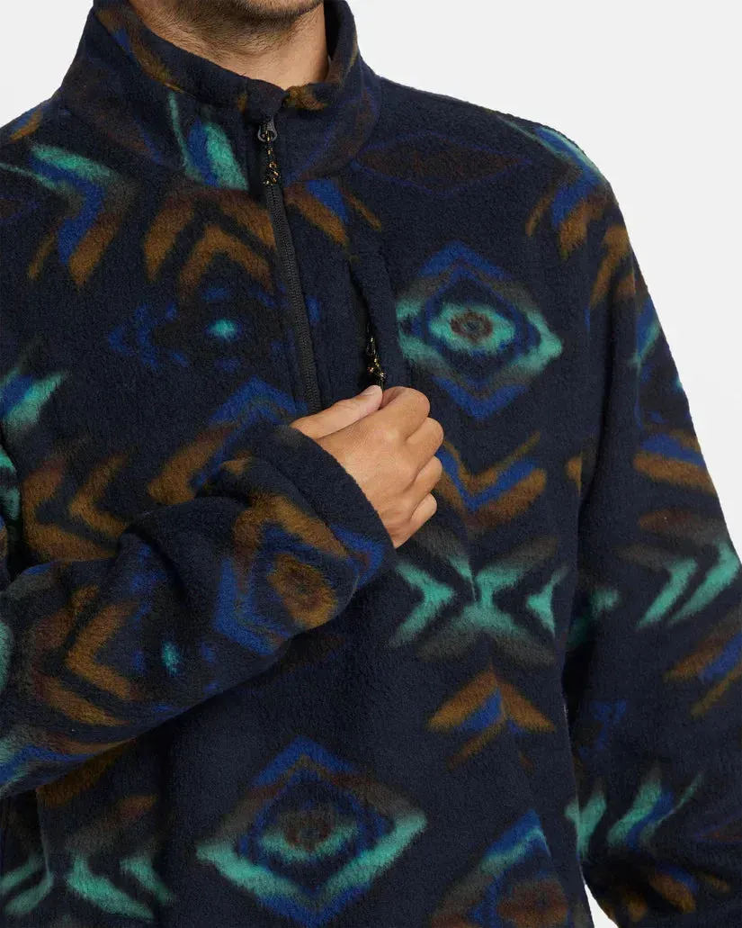 Billabong men's A/Div Boundary Mock Neck Fleece