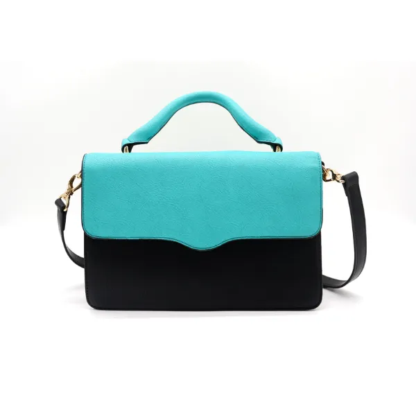 BILLIE  - Tropical Faux Leather Crossbody with Interchangeable Lids