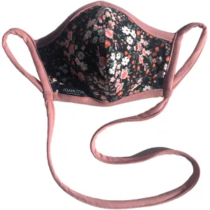 Black Floral | Mauve Infinity