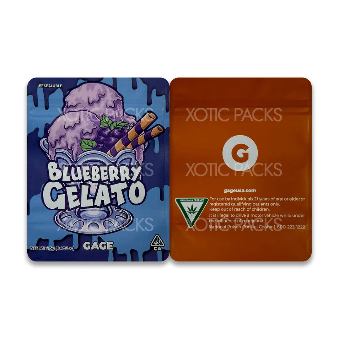 Blueberry Gelato Mylar Bag 3.5 Grams