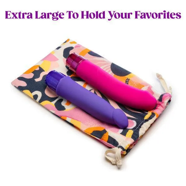 Blush Burst Colorful Toy Storage Bag