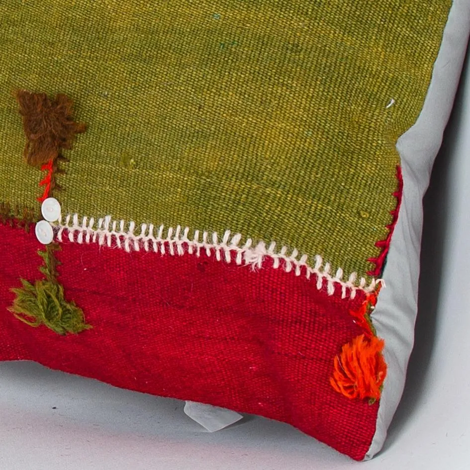 Bohemian Multiple Color Kilim Pillow Cover 16x16 7810