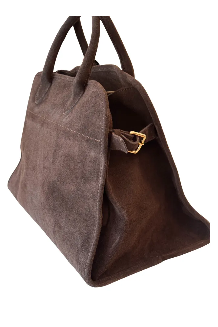 Brown Suede Bag