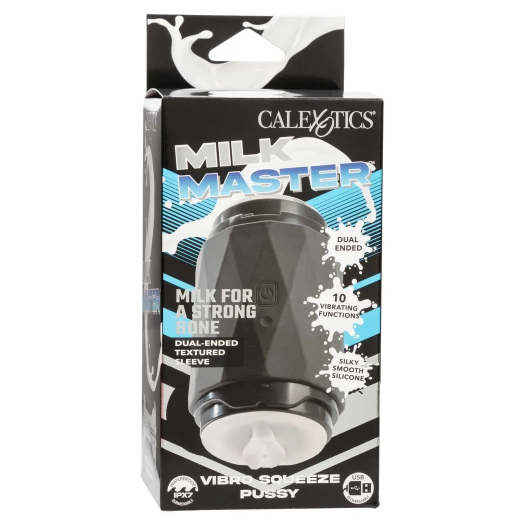 CalExotics Milk Master Vibro Squeeze Pussy Masturbator