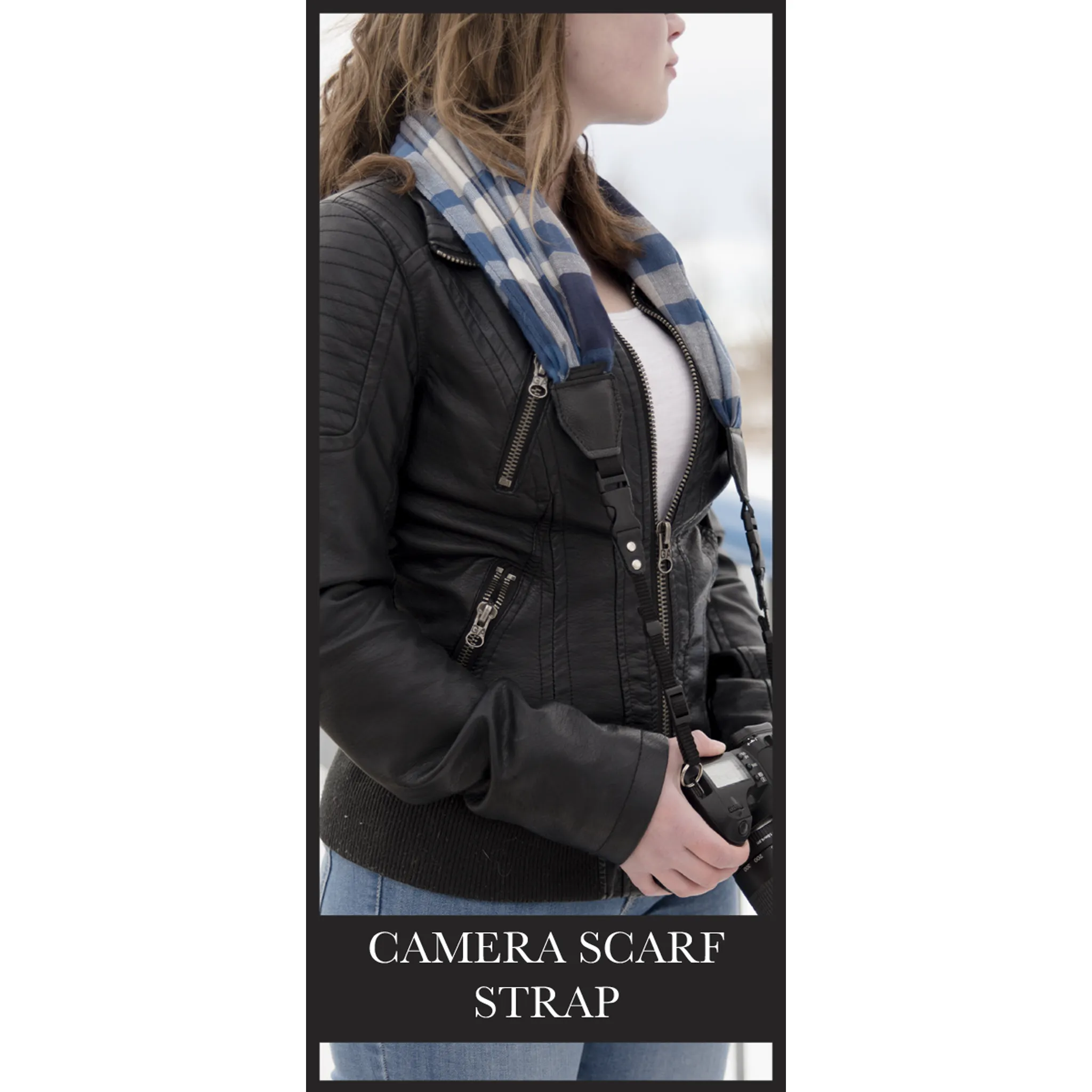 Camera Scarf Strap - Cream Dream