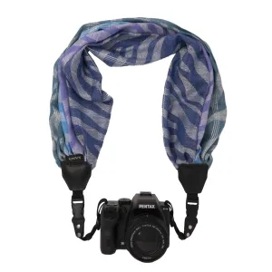Camera Scarf Strap - Indigo Dream