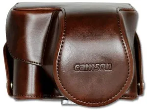 Camson Leather Case for Canon PowerShot SX60, SX50, SX40 (Brown)