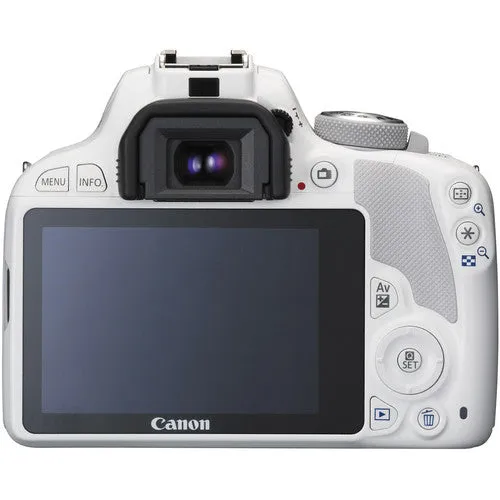 Canon EOS Rebel SL1 D-SLR Camera with 18-55mm Lens (White)