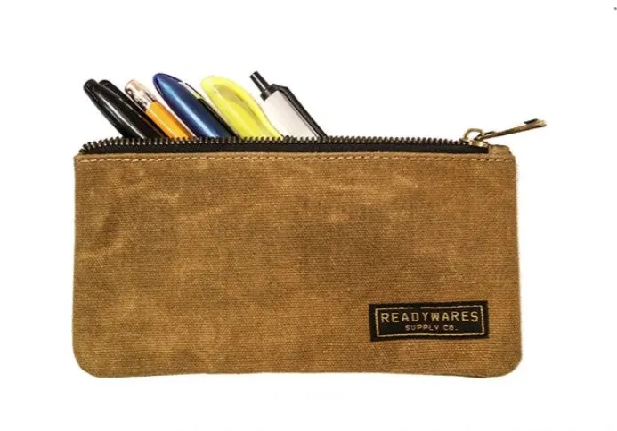Canvas Pencil Case Pouch 4-Pack