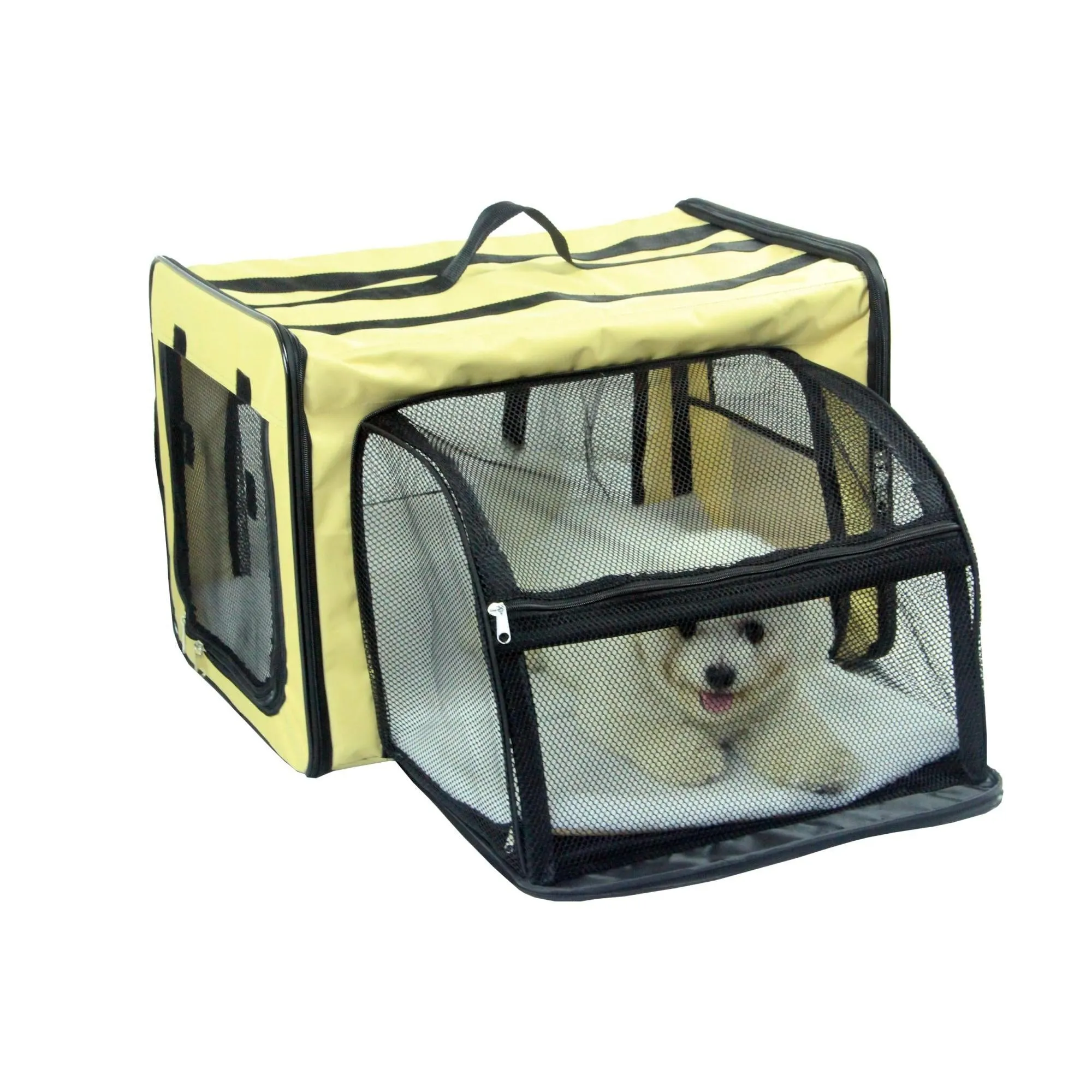 Capacious Pet Travel Crate Transport