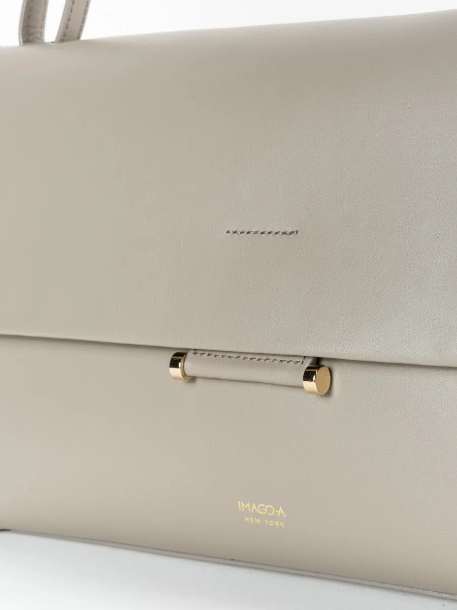 carre baguette bag - sand