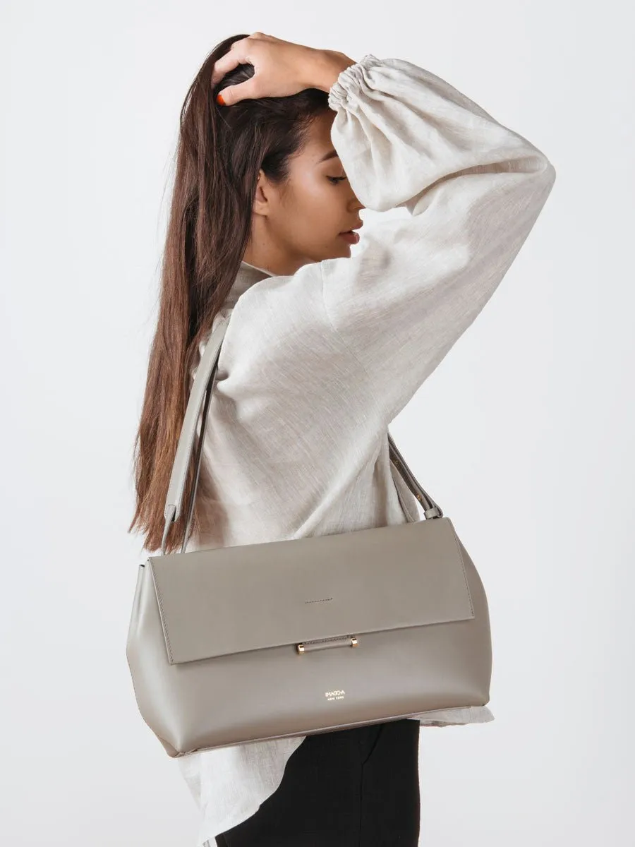 carre baguette bag - sand