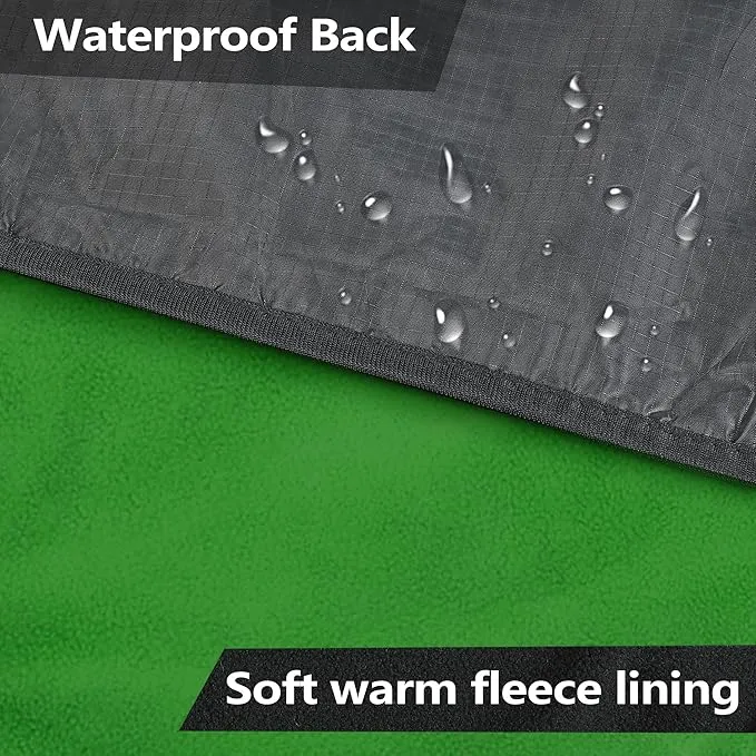 Catalonia Waterproof Blanket for Outdoor, Hooded Blanket Poncho, Windproof, Warm for Stadium,Sporting Events, Camping