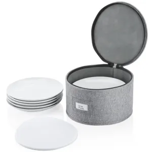 China Storage Case for Salad Plate - 10" W x 6" H - Includes 12 Felt Dividers