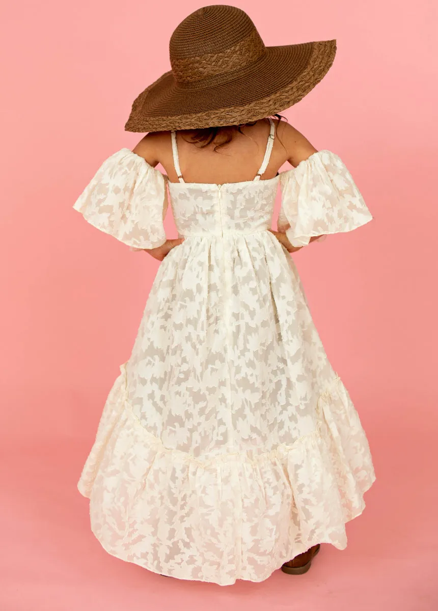 Chloe Dress in Bone White