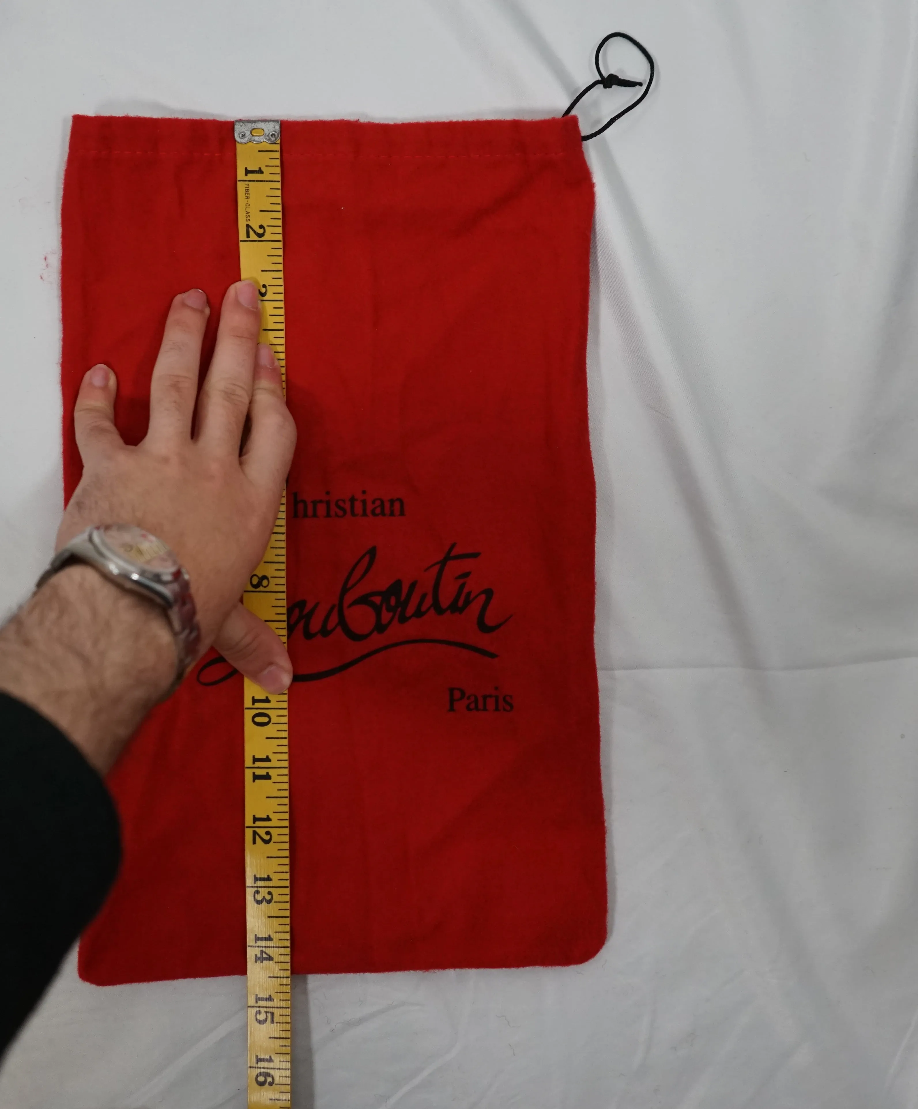 CHRISTIAN LOUBOUTIN- Brand New Logo Monogram Bag-Dust/Storage Bag! Draw String !