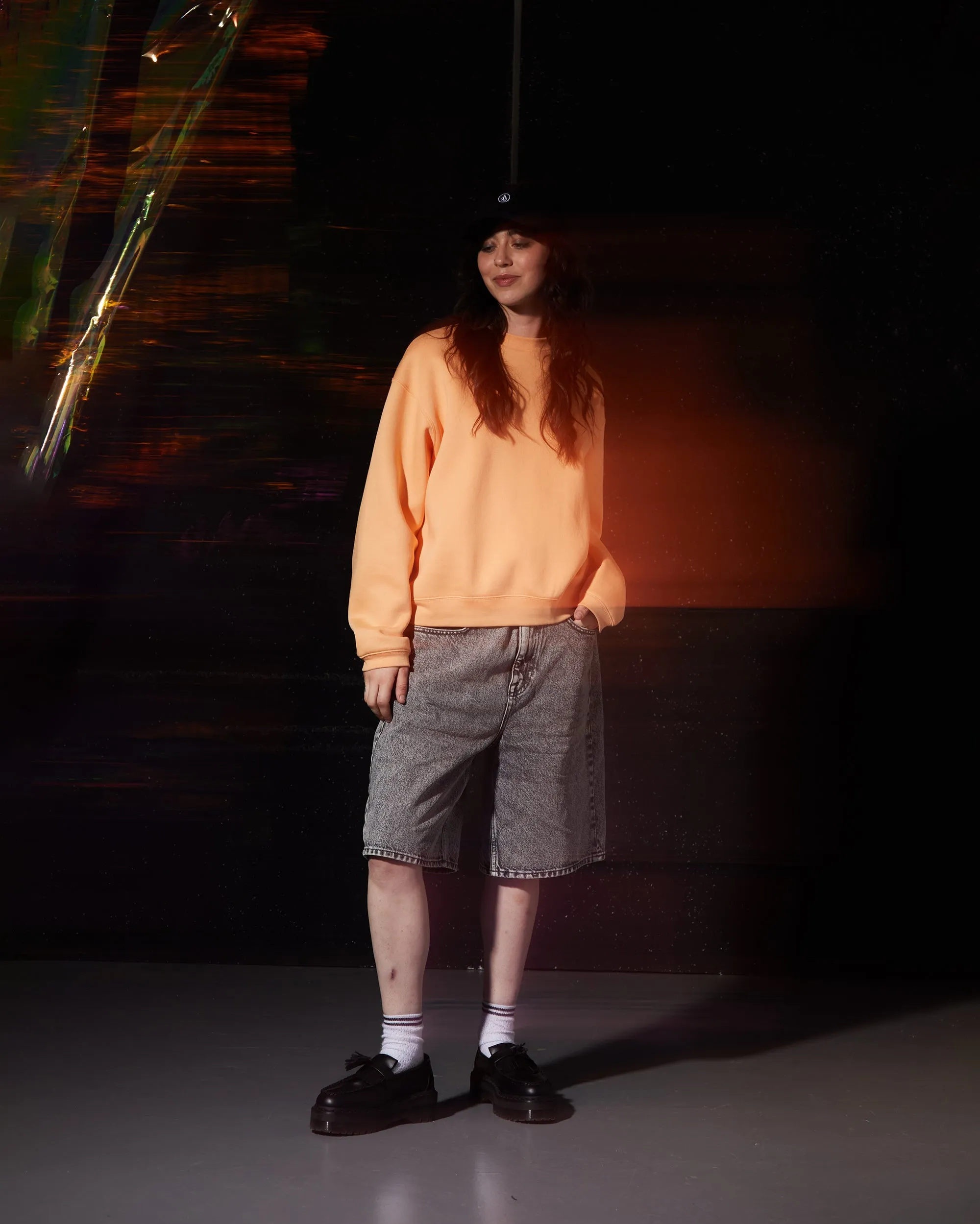 Circle Stone Dad Cap - BLACK