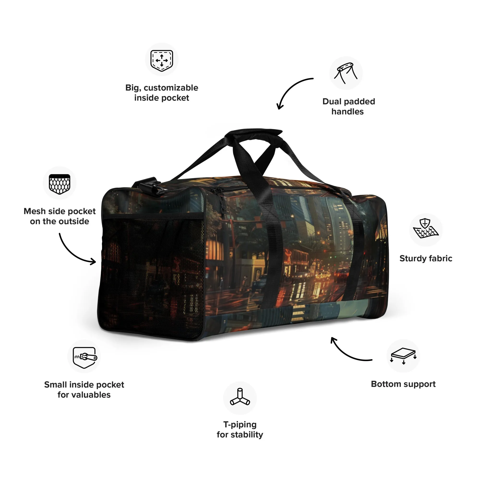 City Scene Duffle bag