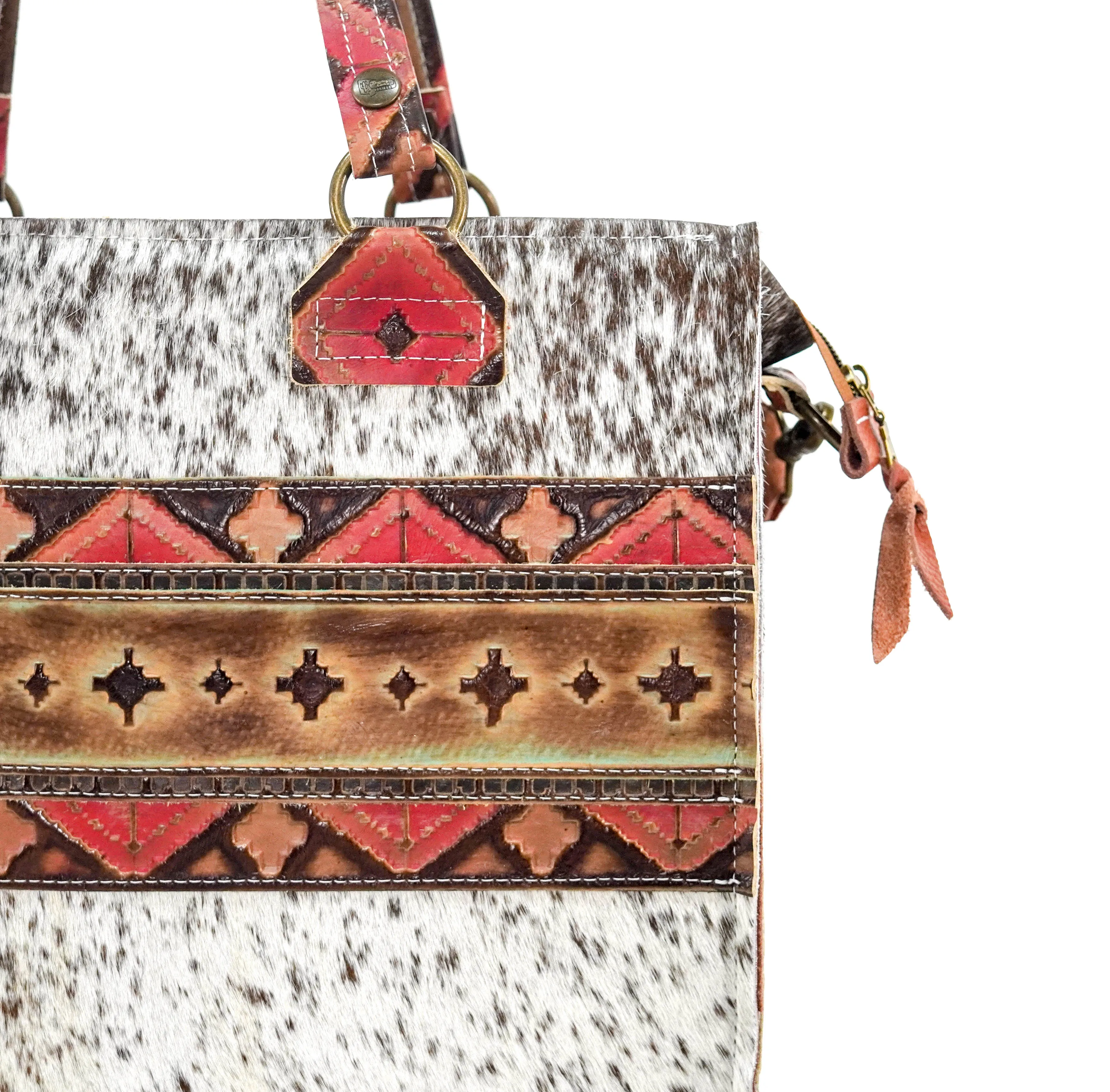 Clerk - Chocolate & White w/ Santa Fe Navajo