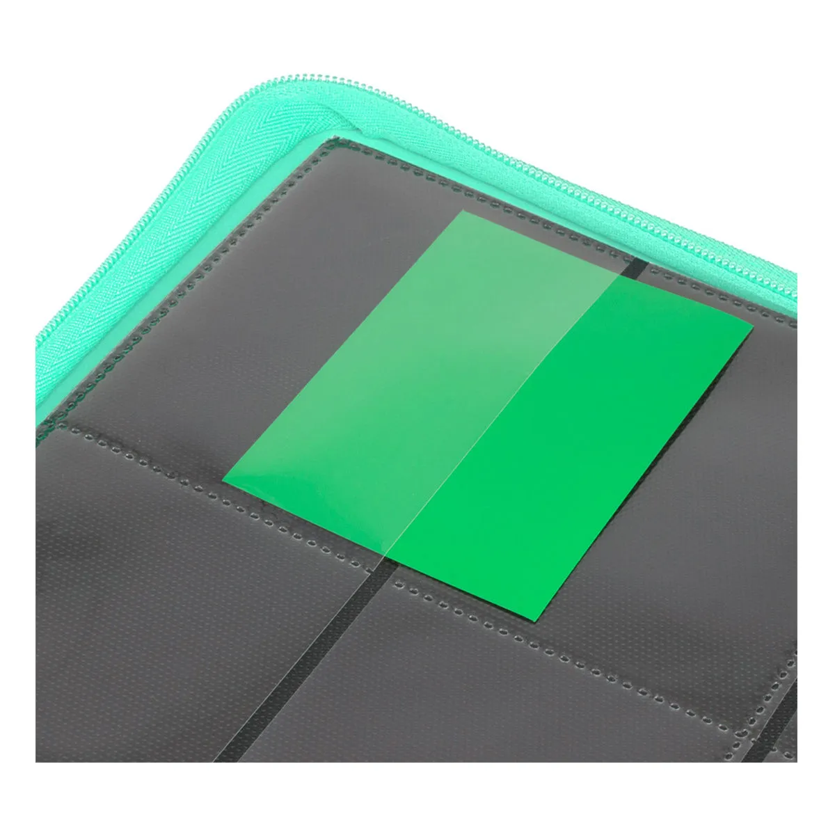 Collector's Series 12 Pocket Zip Trading Card Binder - TURQUOISE
