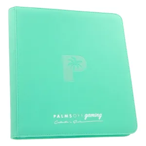 Collector's Series 12 Pocket Zip Trading Card Binder - TURQUOISE
