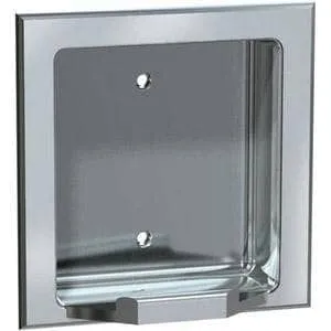 Commercial Bar Soap Dish, Recessed-Mounted, Stainless Steel w/ Bright-Polished Finish ASI 7404-B