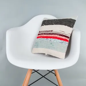 Contemporary Multiple Color Kilim Pillow Cover 16x16 7482