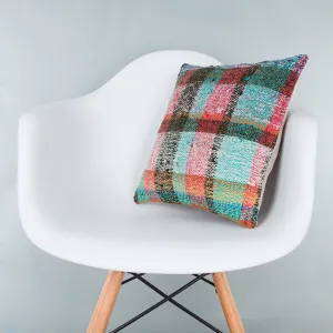 Contemporary Multiple Color Kilim Pillow Cover 16x16 8335