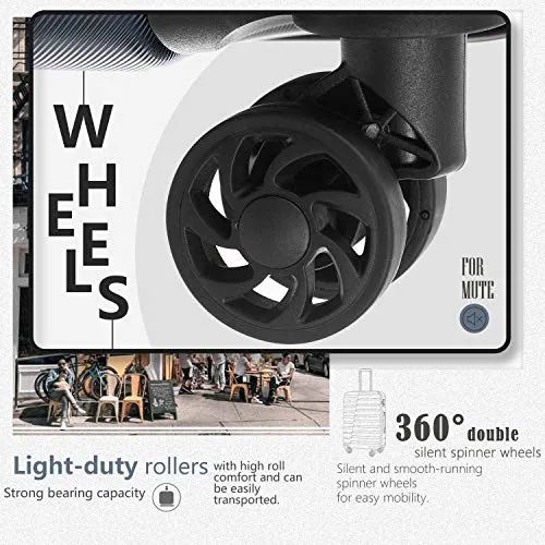 COOLIFE Luggage Expandable(only 28'') Suitcase PC ABS TSA Lock Spinner Carry on new fashion design (gray, 3 piece set)