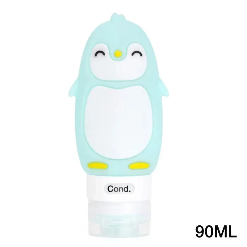 Cute Bear and Penguin Travel Bottles