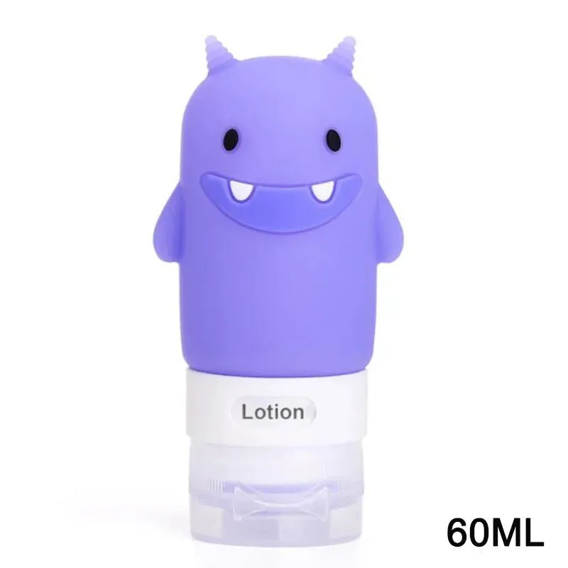 Cute Bear and Penguin Travel Bottles