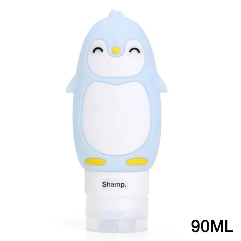 Cute Bear and Penguin Travel Bottles