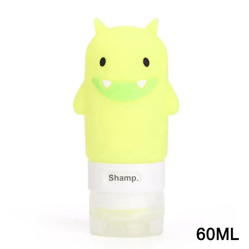Cute Bear and Penguin Travel Bottles