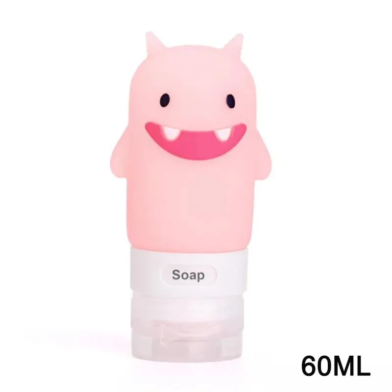 Cute Bear and Penguin Travel Bottles