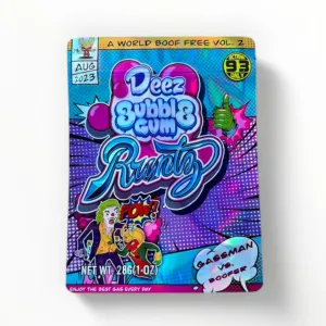 Deez Bubblegum Runtz Mylar Bag 1 Ounce