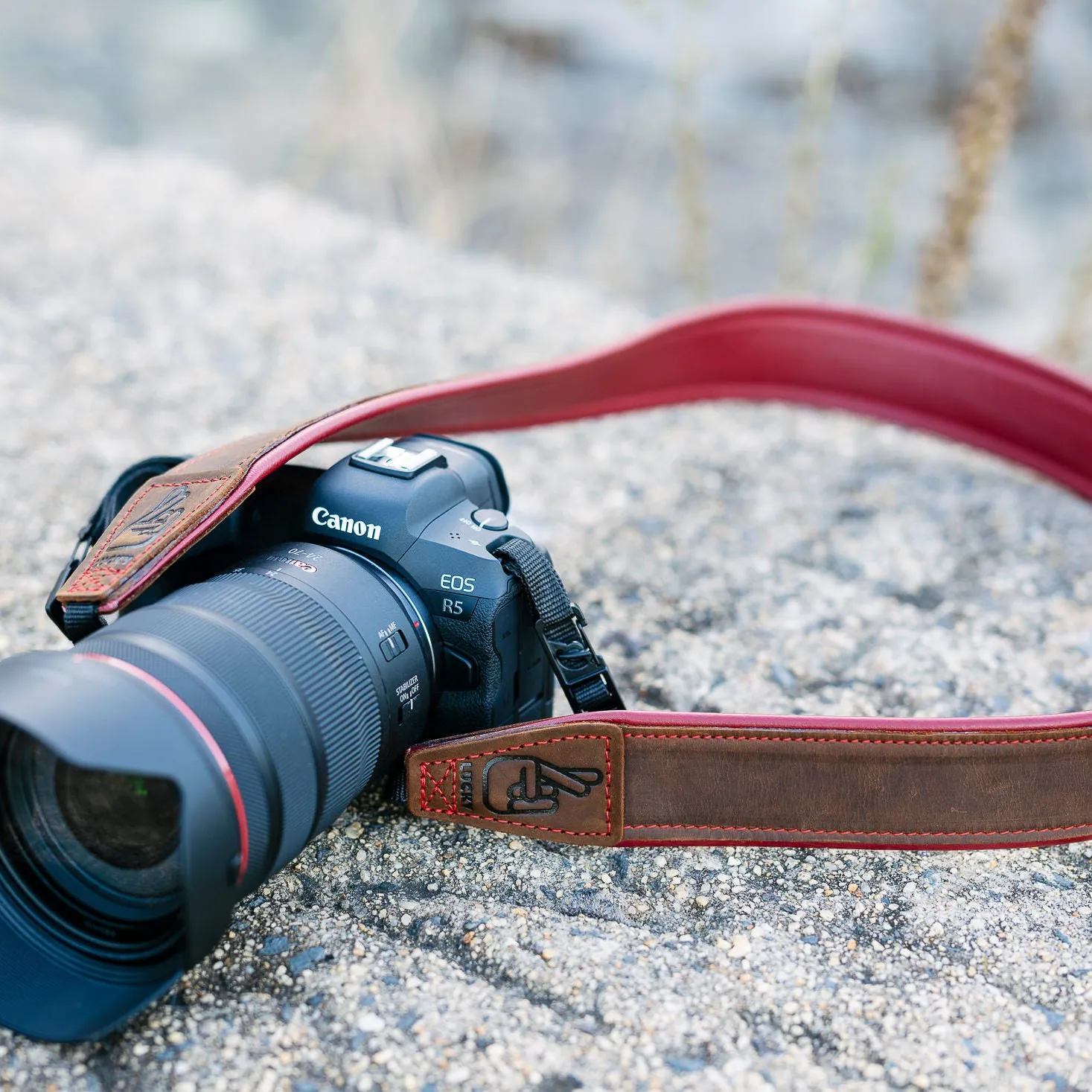 Deluxe 45 Padded Leather Camera Strap