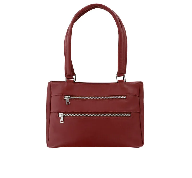 Diane Shoulder Handbag in Red
