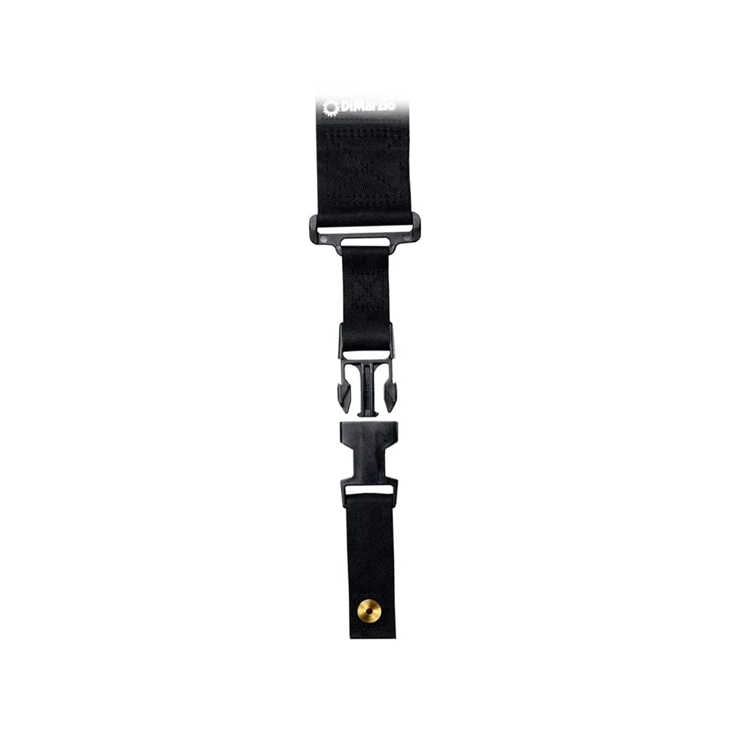DiMarzio DD2300BK Elastic ClipLock Guitar Strap, Black