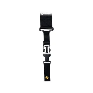 DiMarzio DD2300BK Elastic ClipLock Guitar Strap, Black