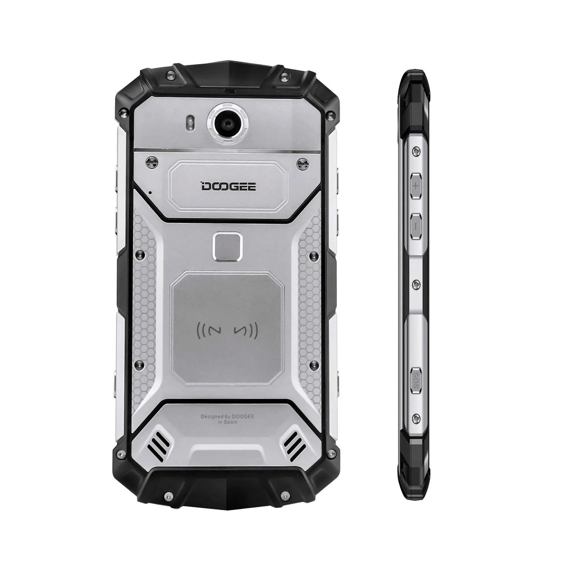 DOOGEE S60 Lite Smart Phone - 5.2 Inch, IP68 Waterproof, Octa Core, 4GB RAM 32GB ROM, 5580mAh - Black