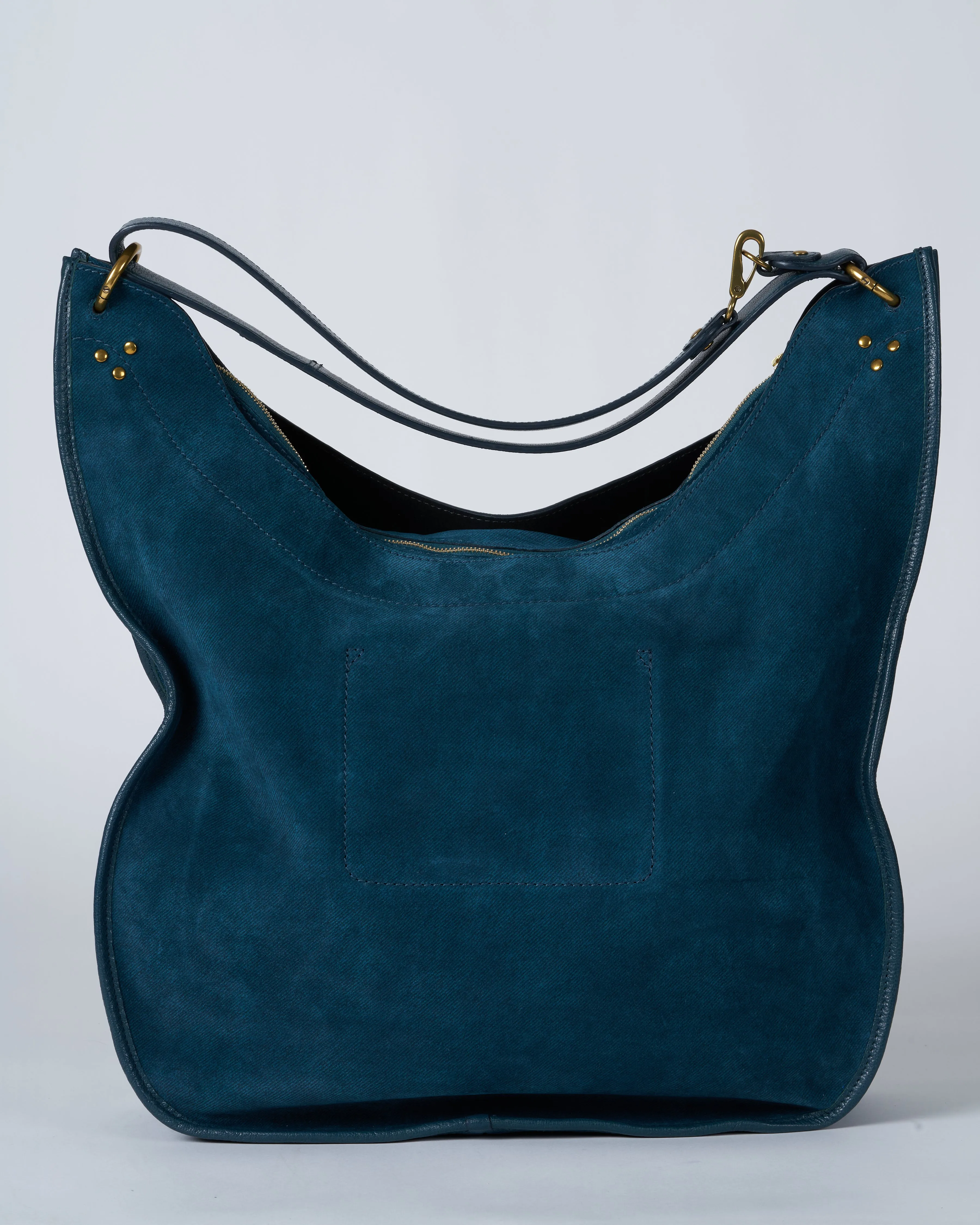 edgar bag l - jean's canard split suede