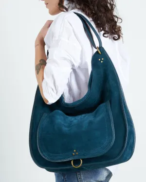 edgar bag l - jean's canard split suede