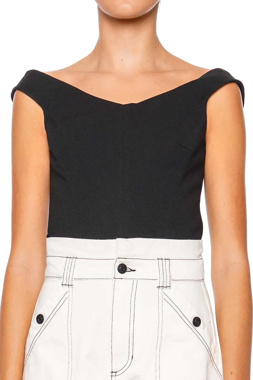 Emri Black Off Shoulder Top