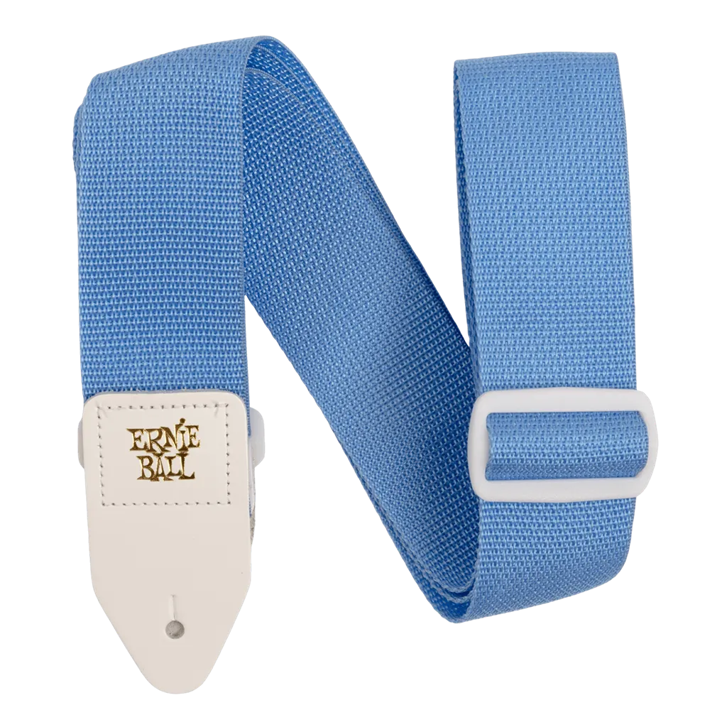 Ernie Ball PolyPro Soft Blue & White Guitar Strap