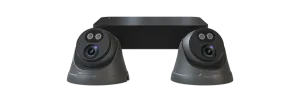 ESP RC24KD2G Rekor IP 24/7 IP PoE 2MP 4 Channel 2 Grey Camera Dome Kit 1TB