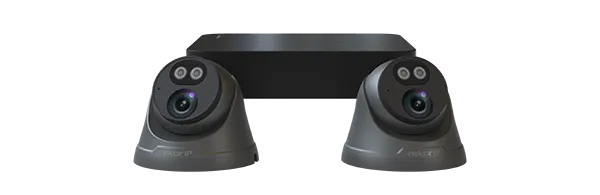 ESP RC24KD2G Rekor IP 24/7 IP PoE 2MP 4 Channel 2 Grey Camera Dome Kit 1TB